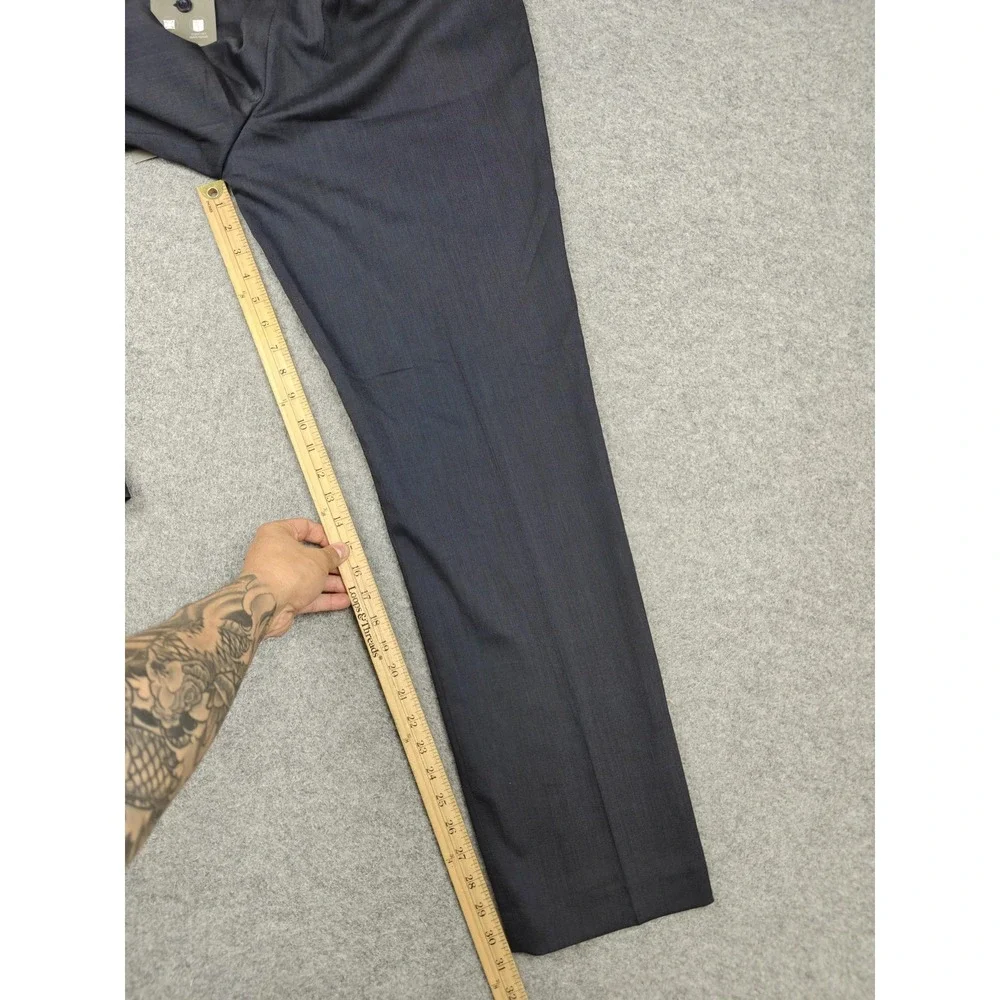 Michael Kors Pants Mens 36x32 Blue Matisse Dress Stretch Comfort Waistband New